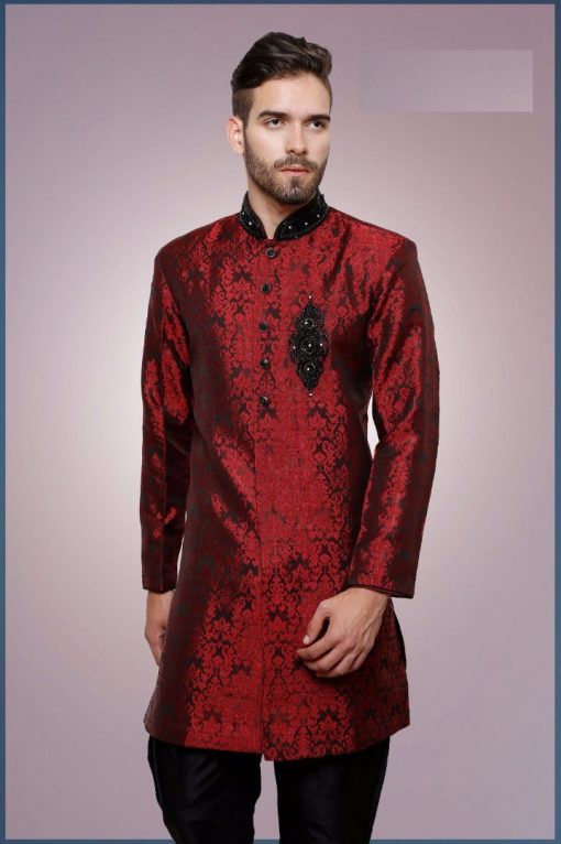 Silk Sherwani - Image 3